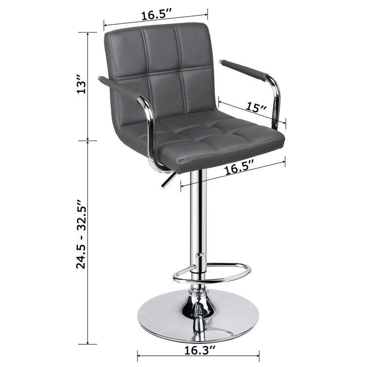 Hardiman adjustable height swivel bar deals stool